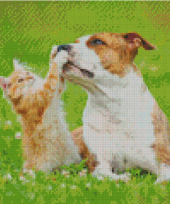 Aesthetic Dog And Cat Diamond Painting