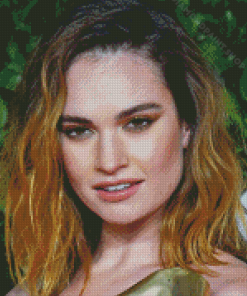 Aesthetic Lily James Diamond Painting