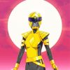 Aesthetic Yellow Ranger Diamond Painting