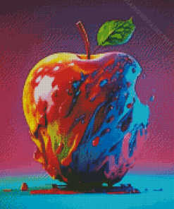 Aesthetic Colorful Apple Diamond Painting