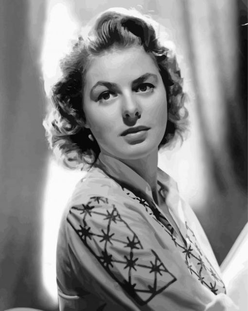 Aesthetic Ingrid Bergman Diamond Painting