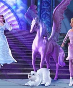 Barbie And The Magic Of Pegasus Annika And Brietta Diamond Painting