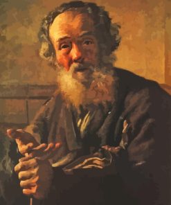 Beggar Old Man Diamond Painting