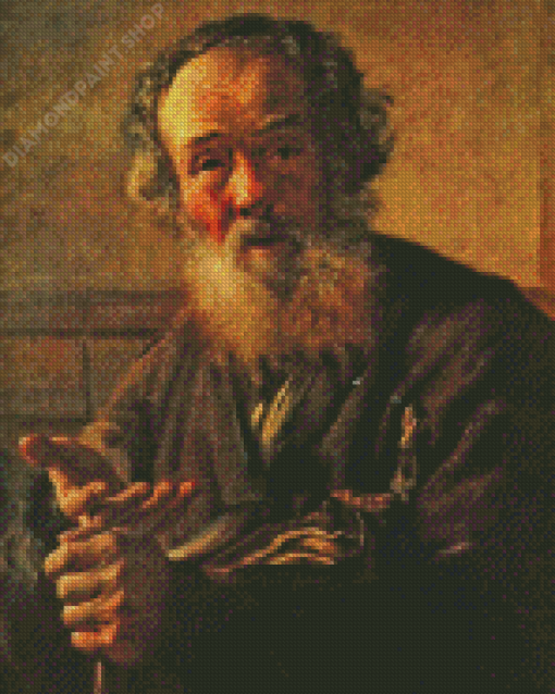 Beggar Old Man Diamond Painting