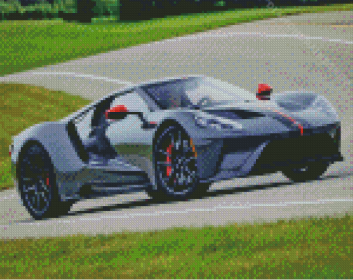 Black Ford 4gt Diamond Painting