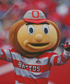 Brutus Buckeye Diamond Painting