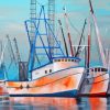 Cool Shrimp Boat Diamond Painting