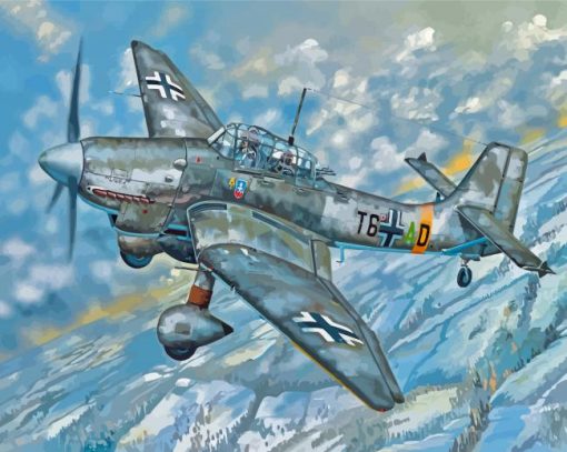 Cool Stuka Diamond Painting