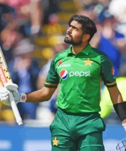 Cool Babar Azam Diamond Painting