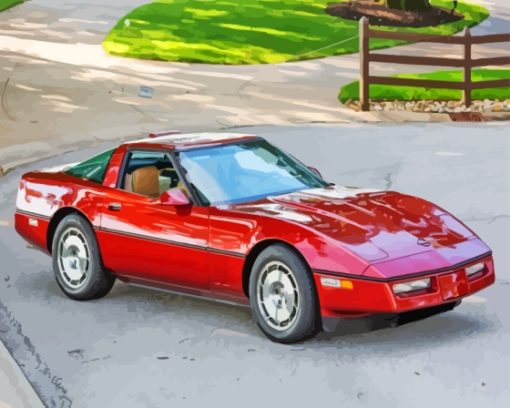 Corvette 1986 Diamond Painting