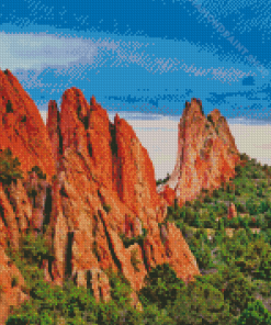 Garden Gods Colorado Landscape Diamond Painting