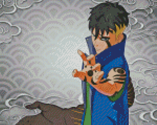 kawaki Boruto Character Diamond Painting