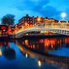 Liffey River By Night Diamond Painting