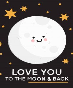 Love You To The Moon And Back Diamond Painting