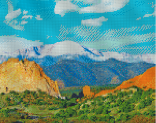 Pikes Peak Colorado Diamond Painting