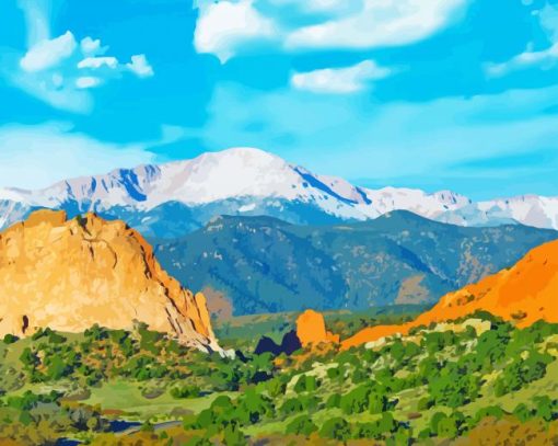 Pikes Peak Colorado Diamond Painting