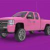 Pink Truck Diamond Painting