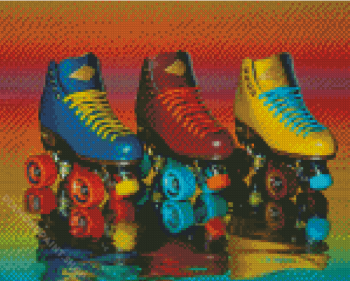 Roller Skating Diamond Painting