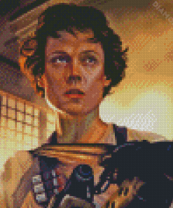 Sigourney Weaver Diamond Painting