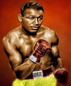 Sugar Ray Robinson Boxer Art Diamond Painting