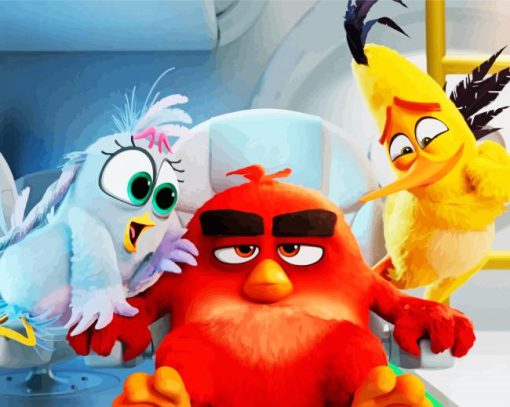 The Angry Birds Movie Characters Diamond Painting