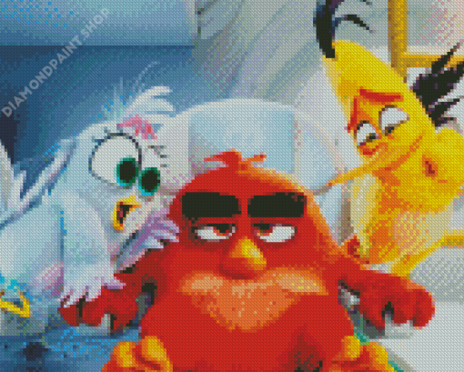 The Angry Birds Movie Characters Diamond Painting