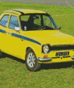 Yellow Mk 1 Escort Diamond Painting