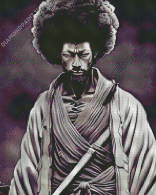 Black Samurai Diamond Painting