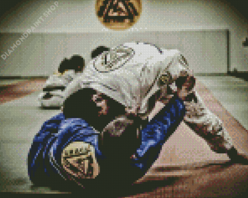 Brazilian Jiu Jitsu Gym Diamond Painting