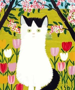 Cat Maud Lewis Diamond Painting