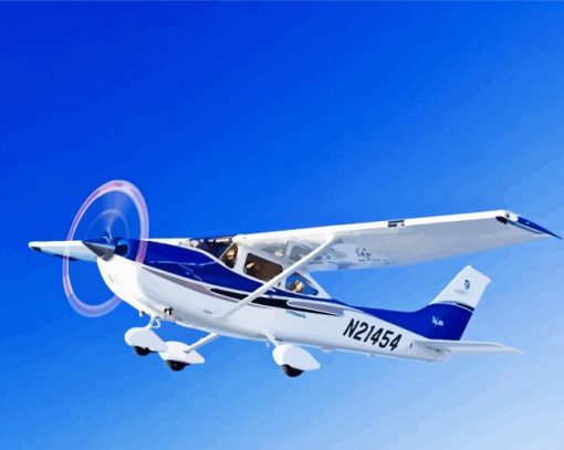 Cessna 182 Aircraft Diamond Painting