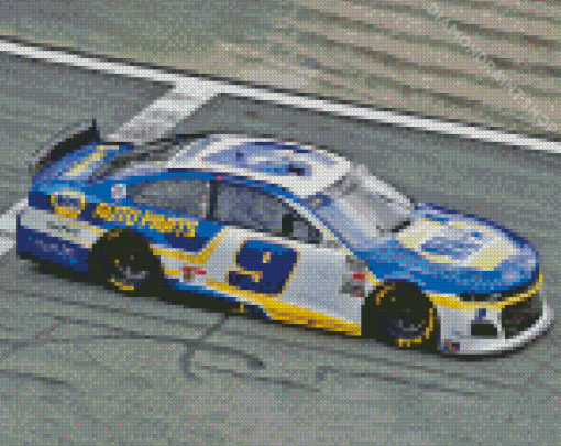 Chase Elliott Race Driver Car Diamond Painting