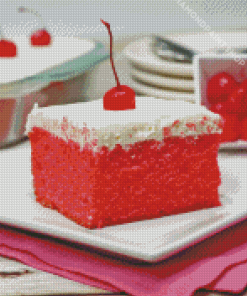 Cherry Cake Diamond Painting