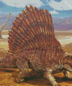 Dimetrodon Synapsid Diamond Painting