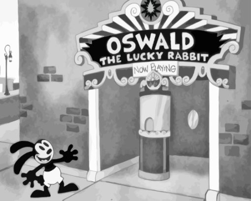 Disney Oswald The Lucky Rabbit Diamond Painting