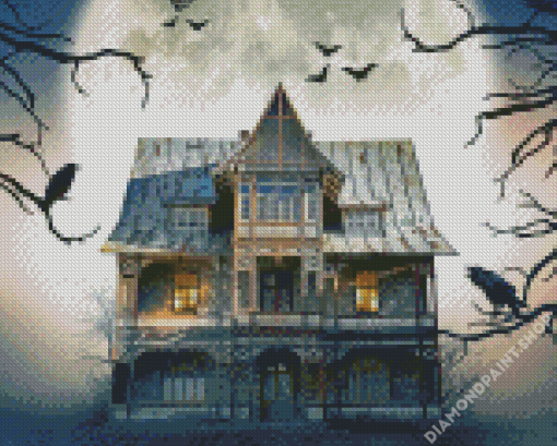 Haunted House Diamond Painting