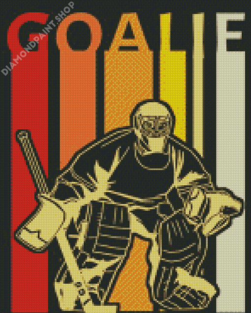 Hockey Goalie Diamond Painting