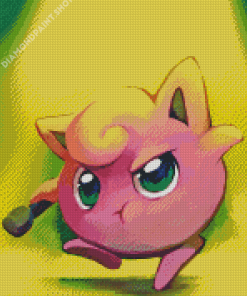 Jigglypuff Species Art Diamond Painting