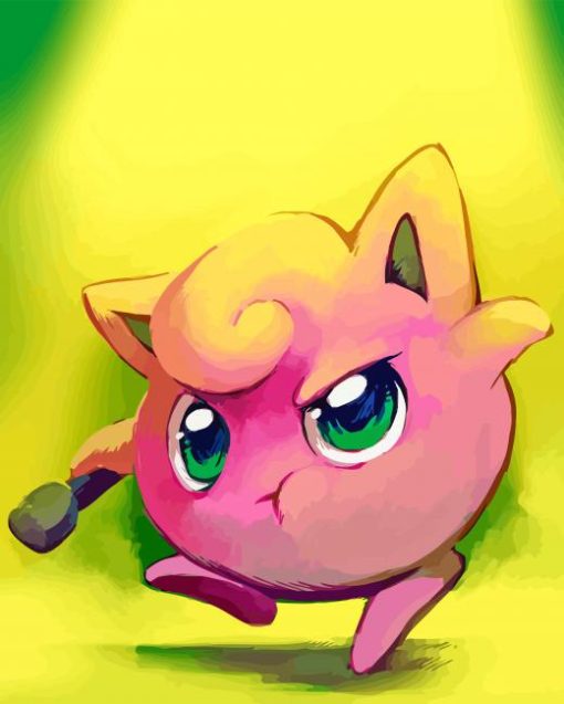 Jigglypuff Species Art Diamond Painting