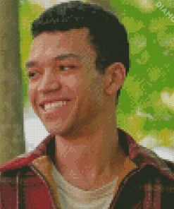 Justice Smith As Theodore Finch In All The Bright Places Diamond Painting