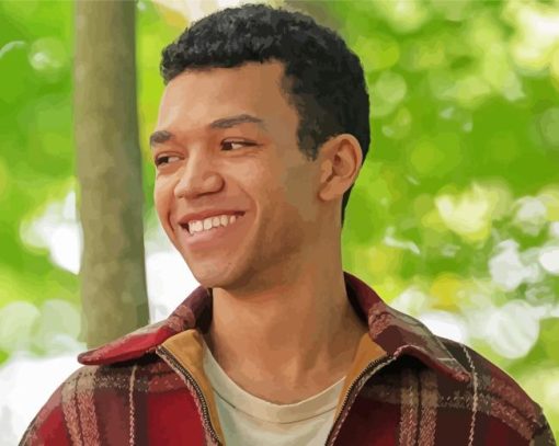 Justice Smith As Theodore Finch In All The Bright Places Diamond Painting