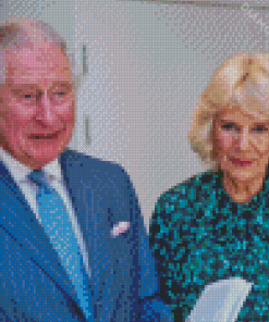 King Charles And Camilla Diamond Painting