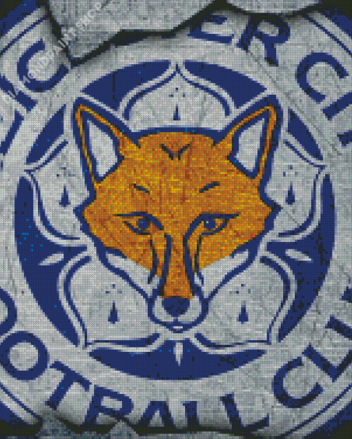 Leicester City Football Logo Diamond Painting