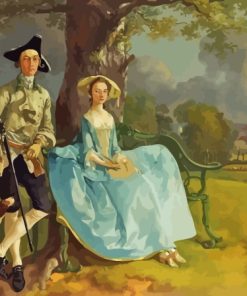 Mr And Mrs Andrews By Thomas Gainsborough Diamond Painting