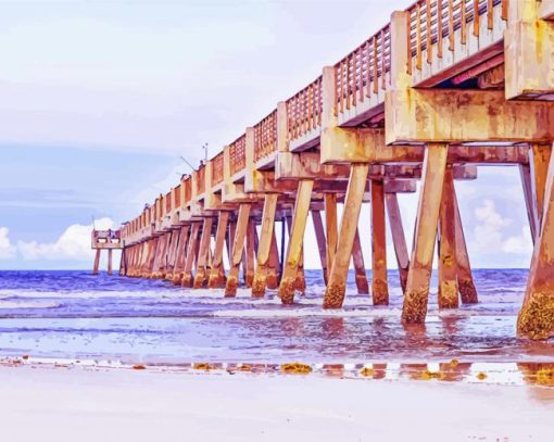 Old Jacksonville Pier Diamond Painting