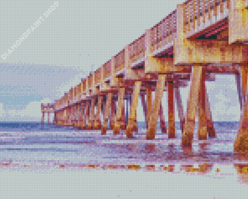 Old Jacksonville Pier Diamond Painting