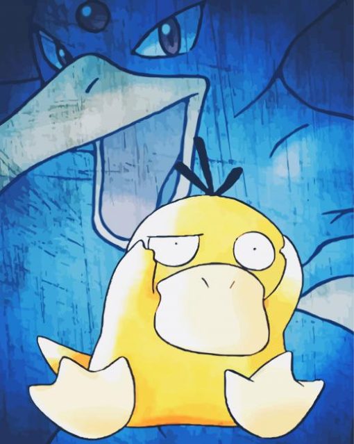 Psyduck Golduck Art Diamond Painting