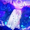 Purple Waterfall Diamond Painting