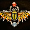 Scarab Insect Art Diamond Painting