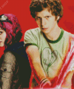 Scott Pilgrim Couple Characters By Diamond Painting